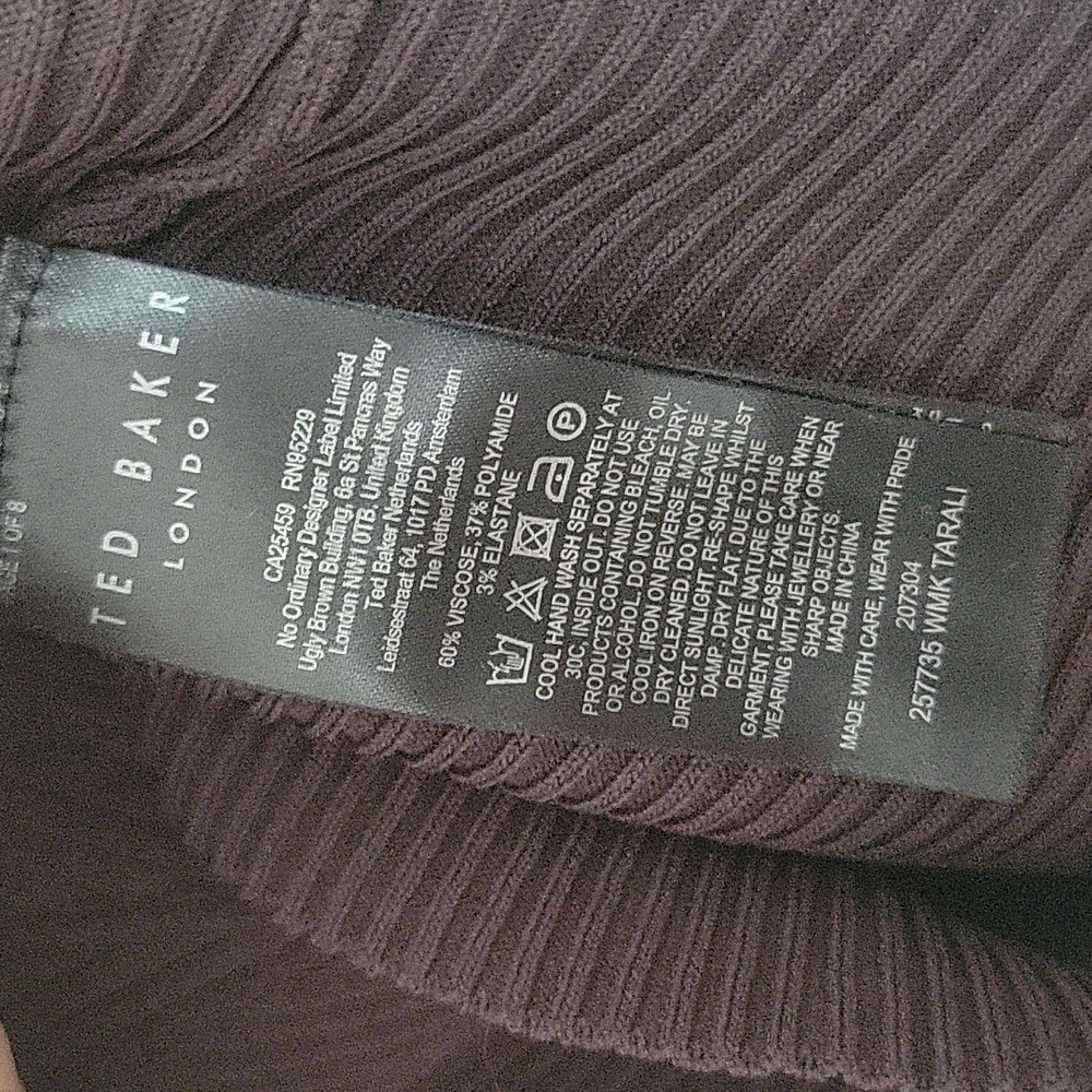 Ted Baker Ribbed Top - Picture 5 of 5